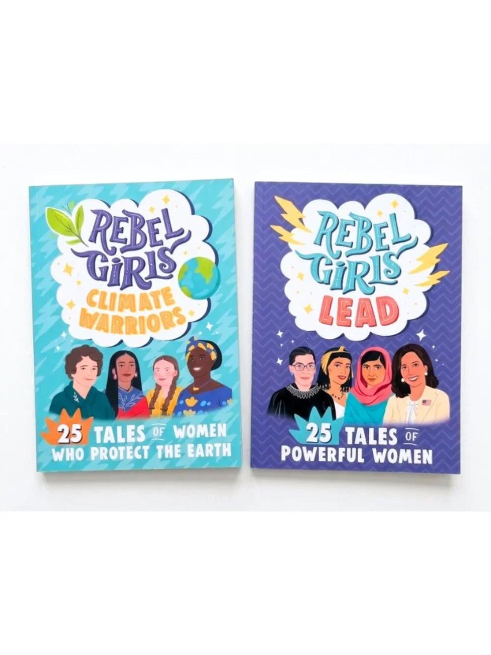 PAPERBACK Rebel Girls Series Bundle - Climate Warrior and Lead NEW